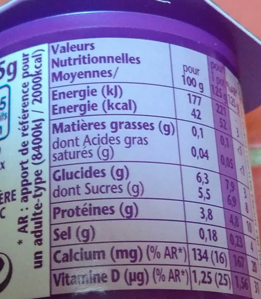 Danone Taillefine aux Fruits Abricot - Pêche packshot
