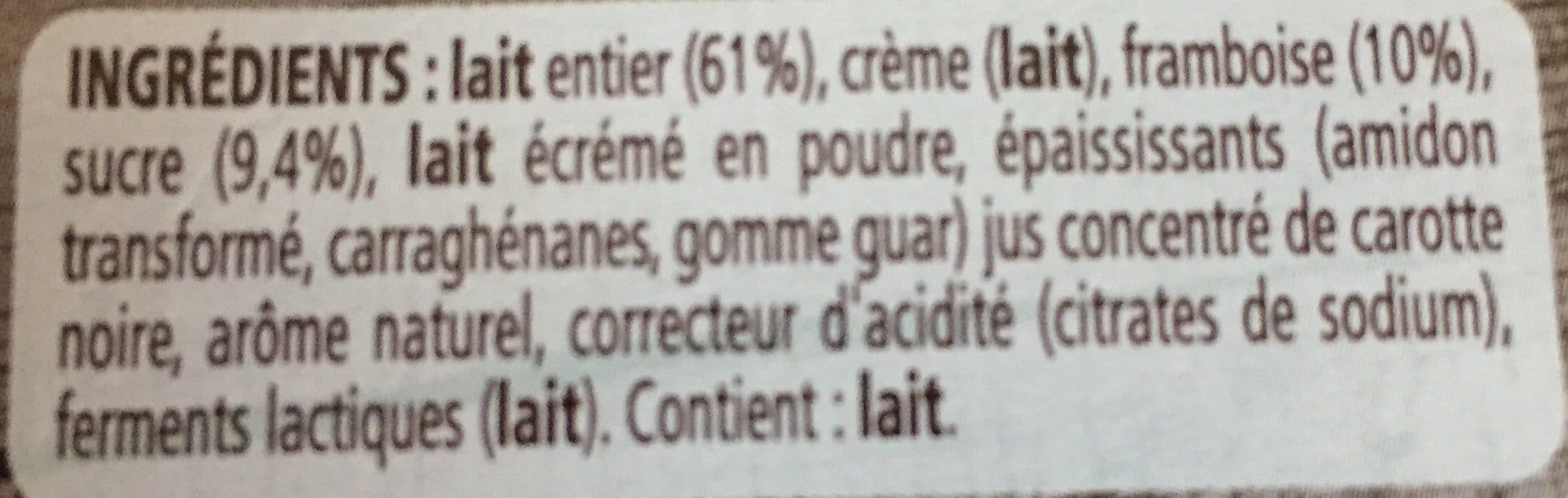 Gervais Gervais bicouche framboise 115 g x 2 packshot