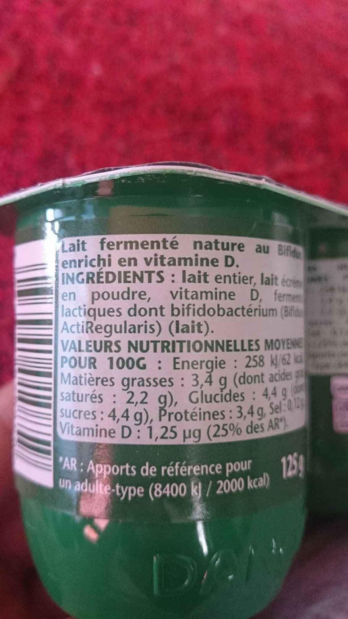 Activia Activia nature packshot
