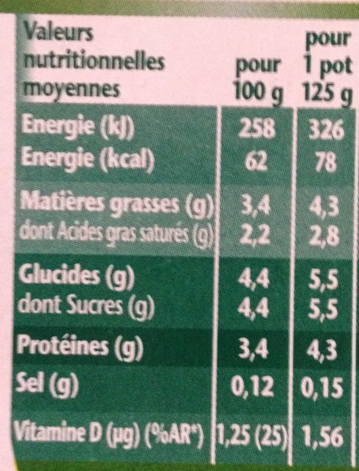 Activia Activia Nature packshot