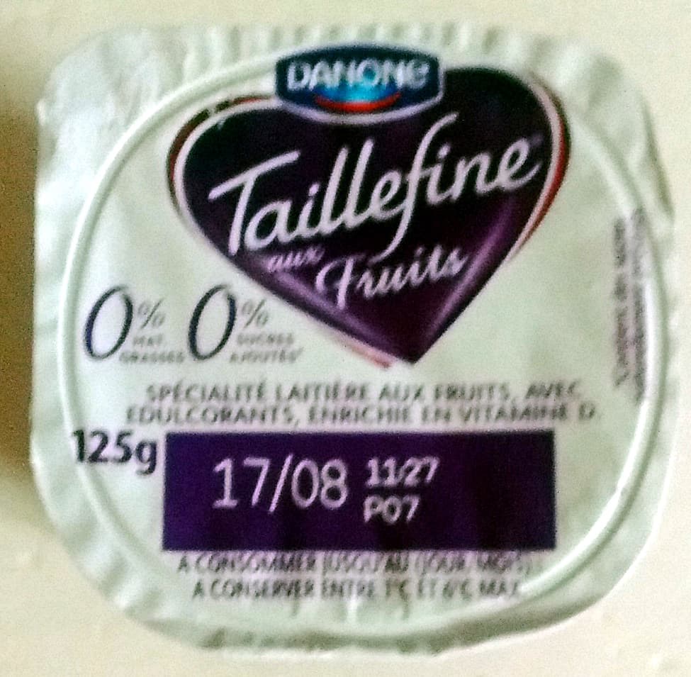 Danone Taillefine aux fruits 0% Ananas packshot