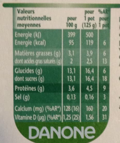 Activia Activia saveur vanille packshot
