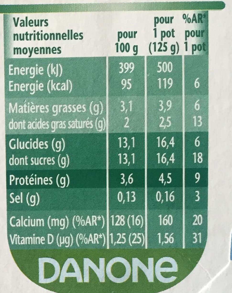 Activia Activia saveur vanille packshot