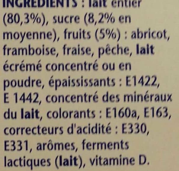 Danone Velouté Fruix Fraise - Framboise - Pêche - Abricot packshot
