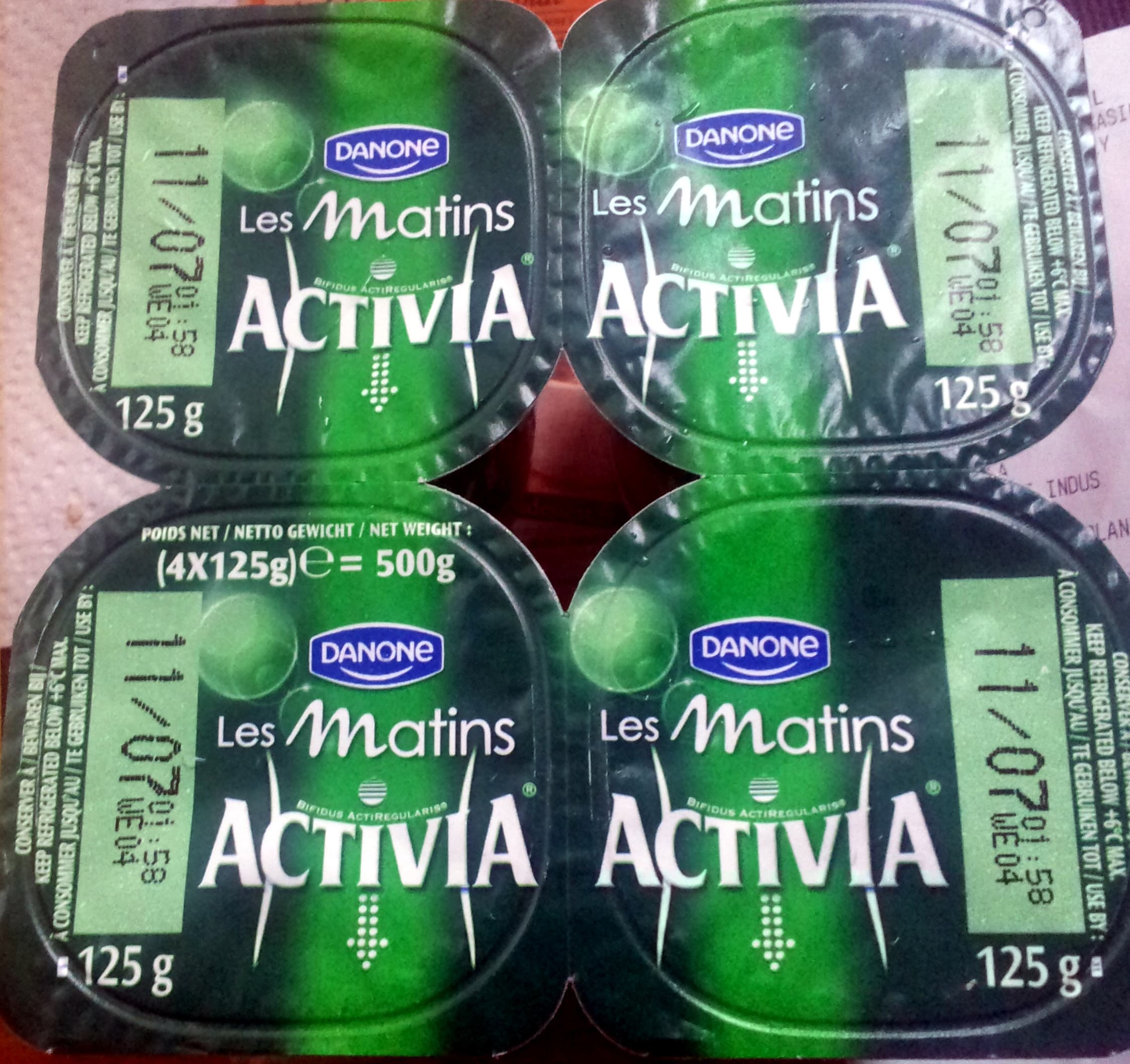 Activia Les matins Activia packshot