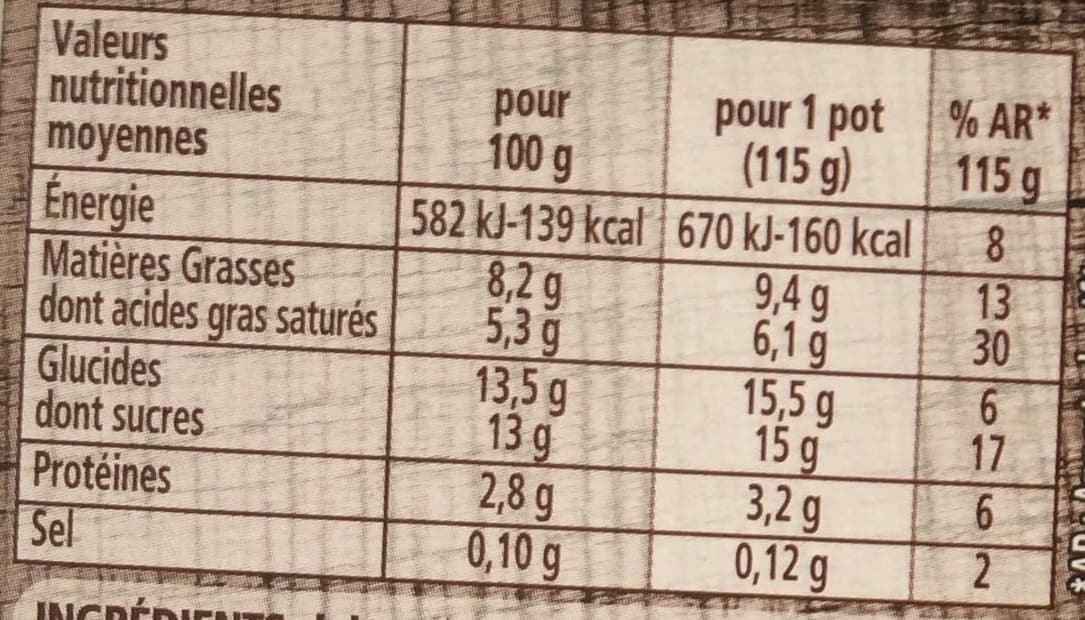 Gervais Le yaourt sur lit d'abricots packshot