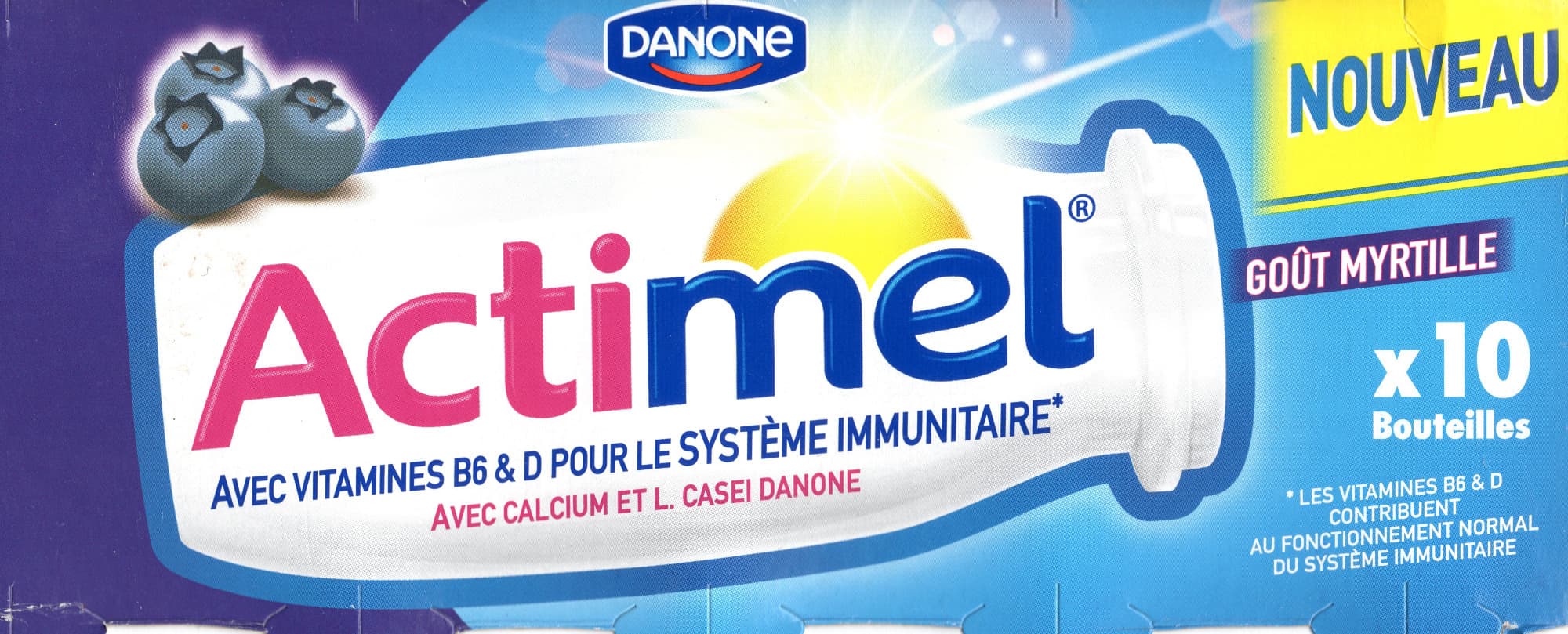 Actimel Actimel Goût Myrtille packshot
