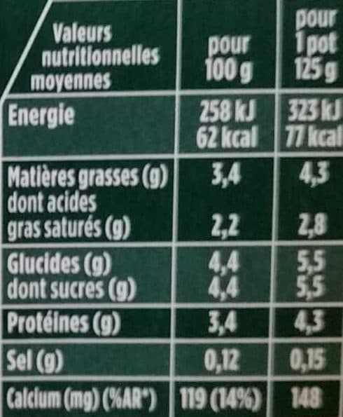 Activia Activia Nature packshot