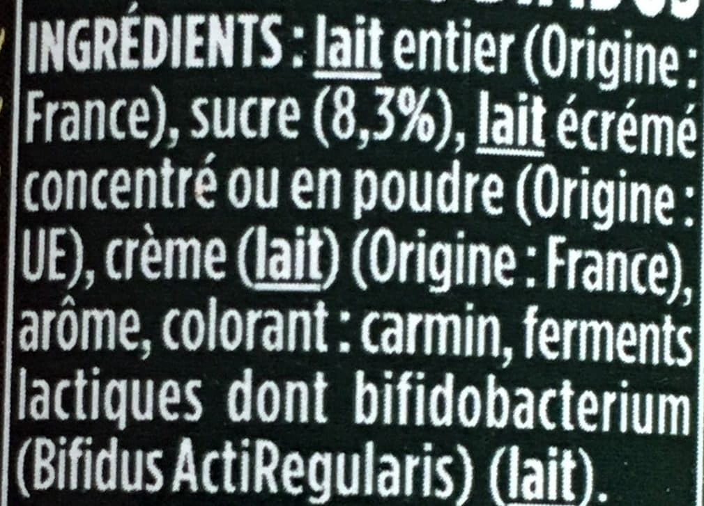 Activia Yaourt saveur Framboise packshot
