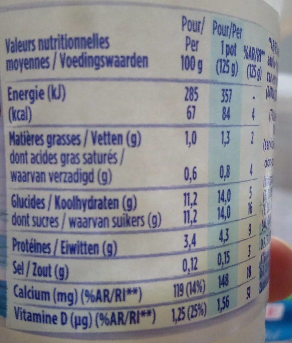 Danone Yaourt Nature Sucré packshot