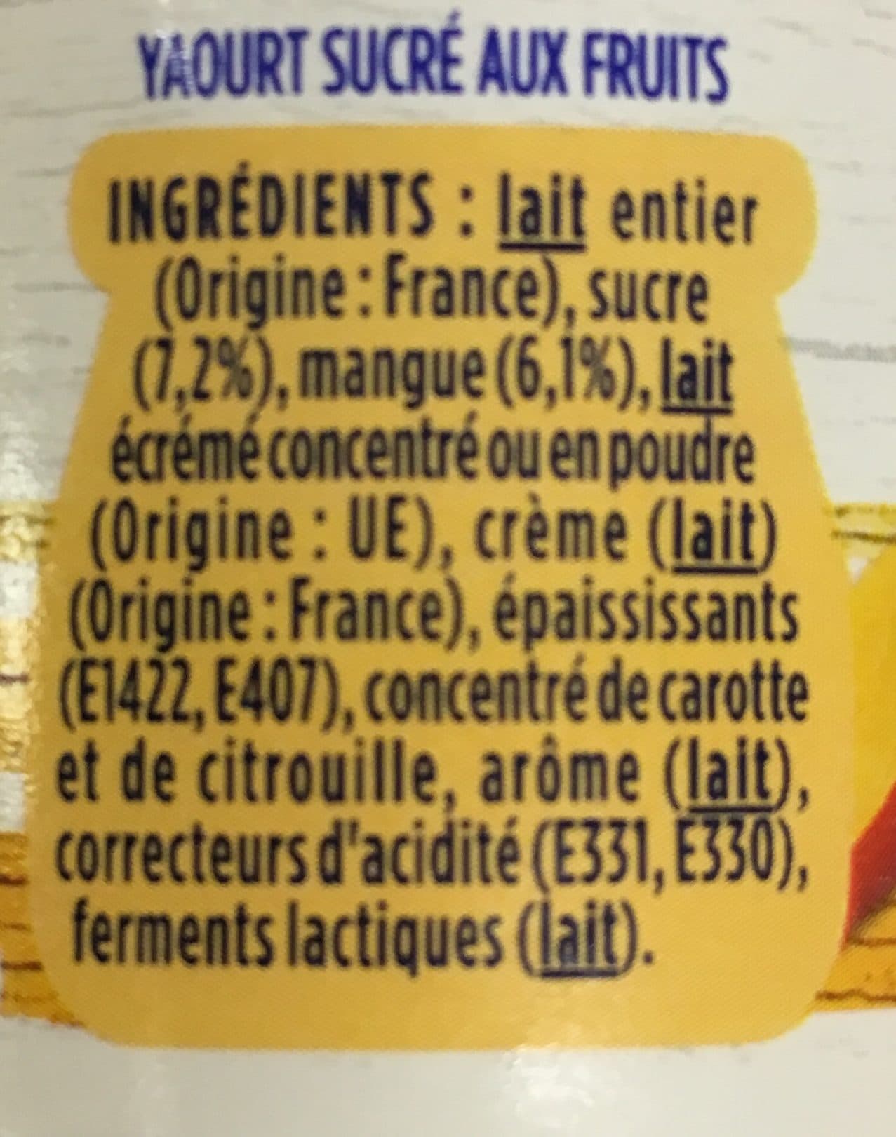 Danone Yaourt packshot