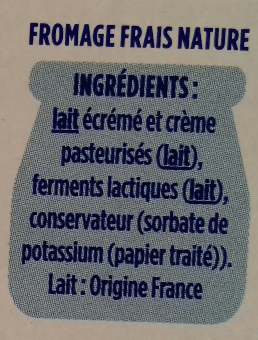 Danone Petits frais natures, 3,9% de mat. Gr. packshot