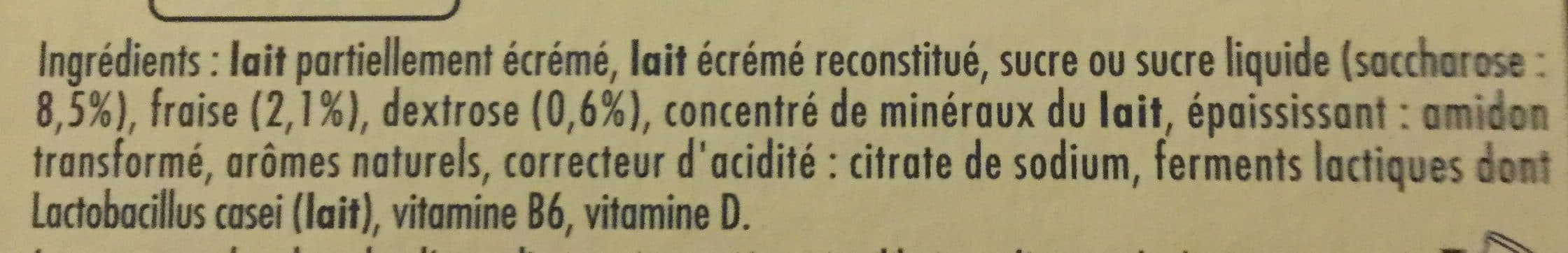 Actimel Goût Fraise (édition limitée) packshot