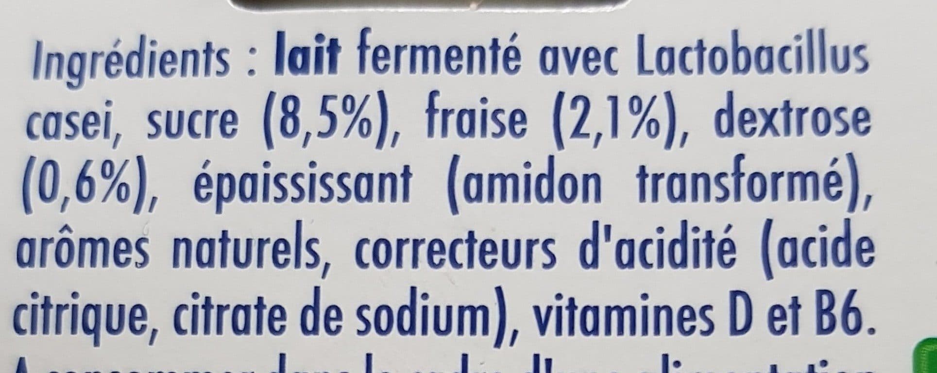 Actimel Actimel gout fraise 100 g x 12 packshot
