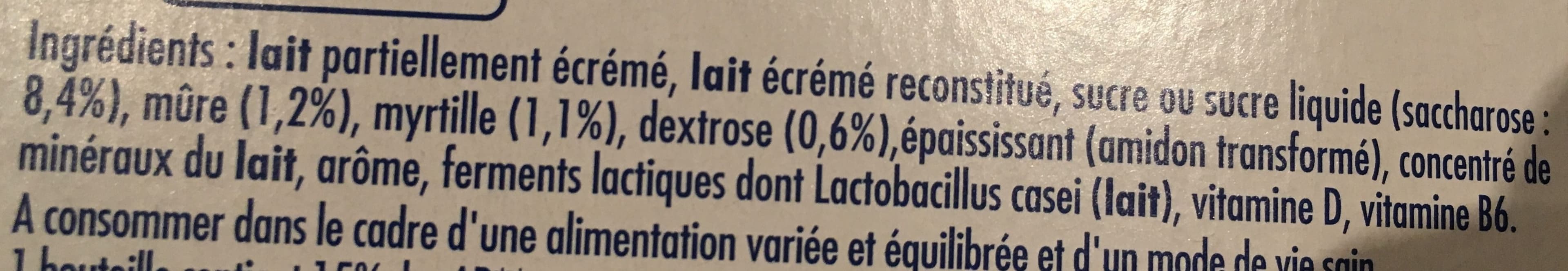 Actimel Goût Myrtille packshot