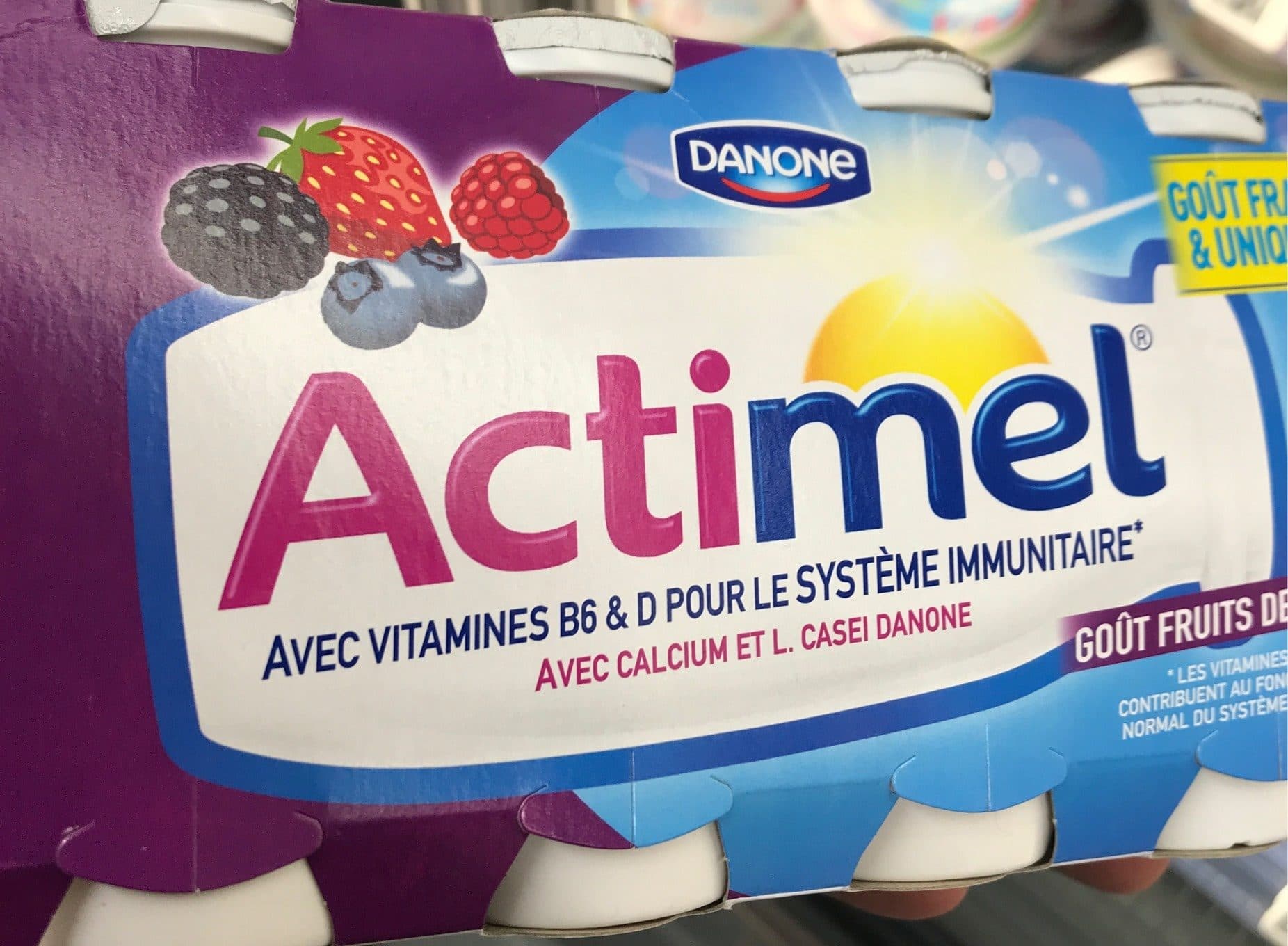 Actimel Actimel, goût fruits des bois packshot