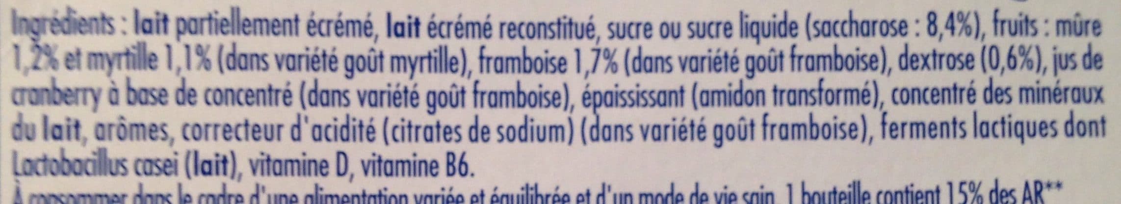 Actimel Actimel Goût Myrtille et Goût Framboise packshot