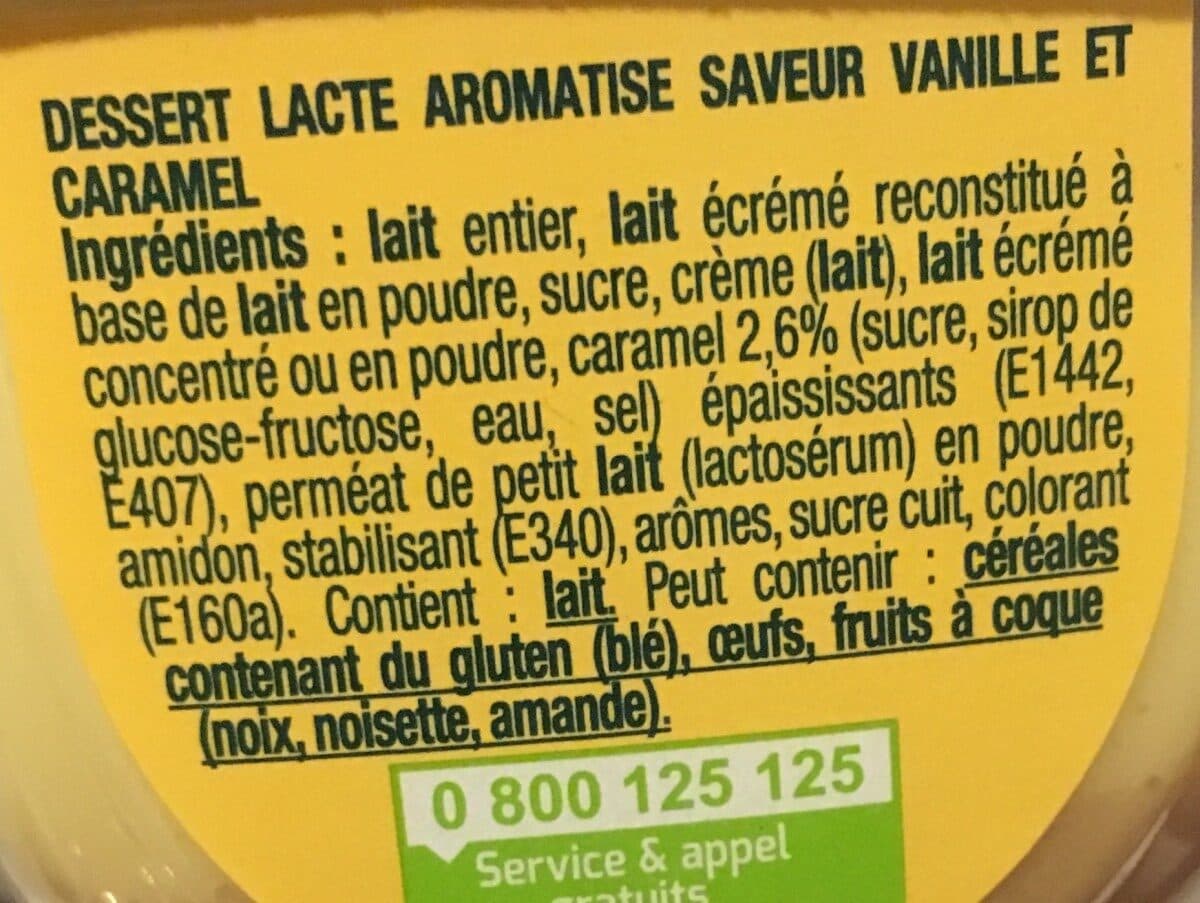 Danette Danette Saveur Vanille Caramel packshot