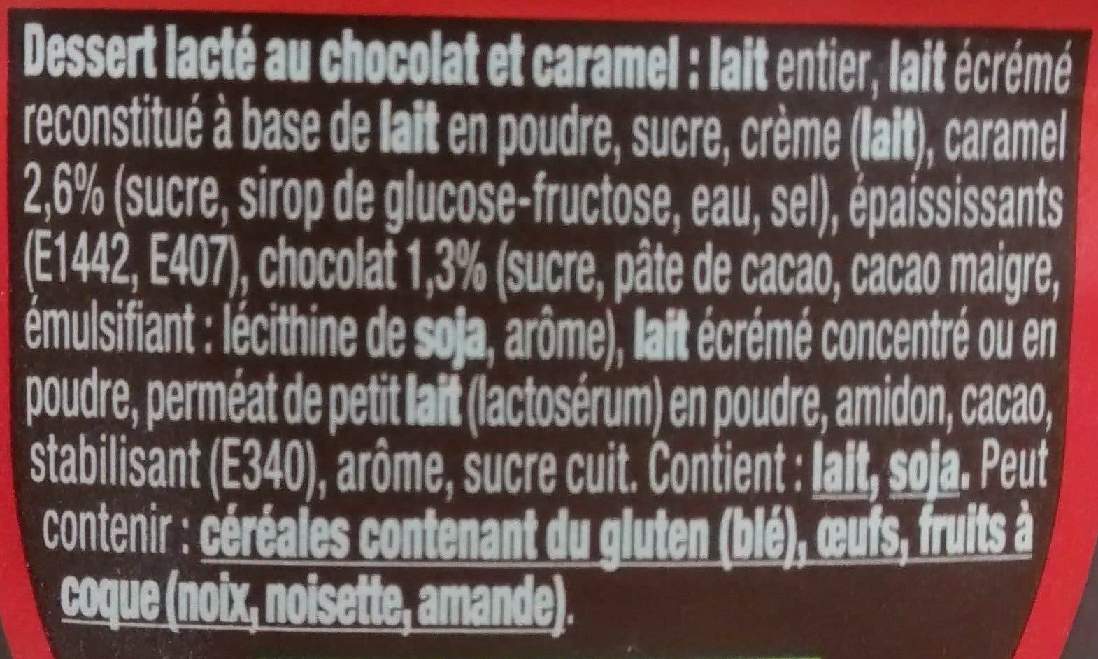 Danette Danette chocolat caramel packshot