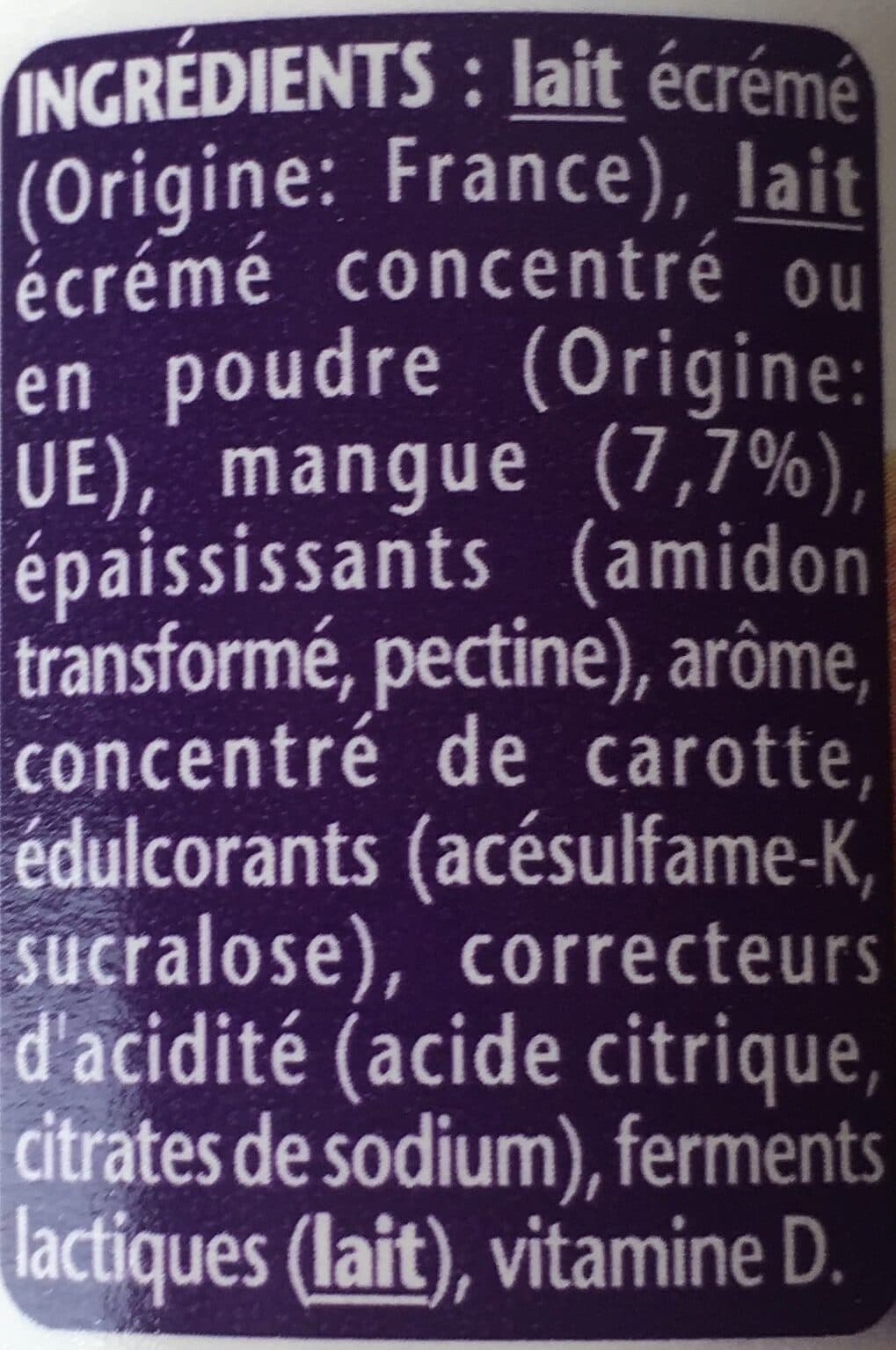 Danone Taillefine Yaourt 0% packshot