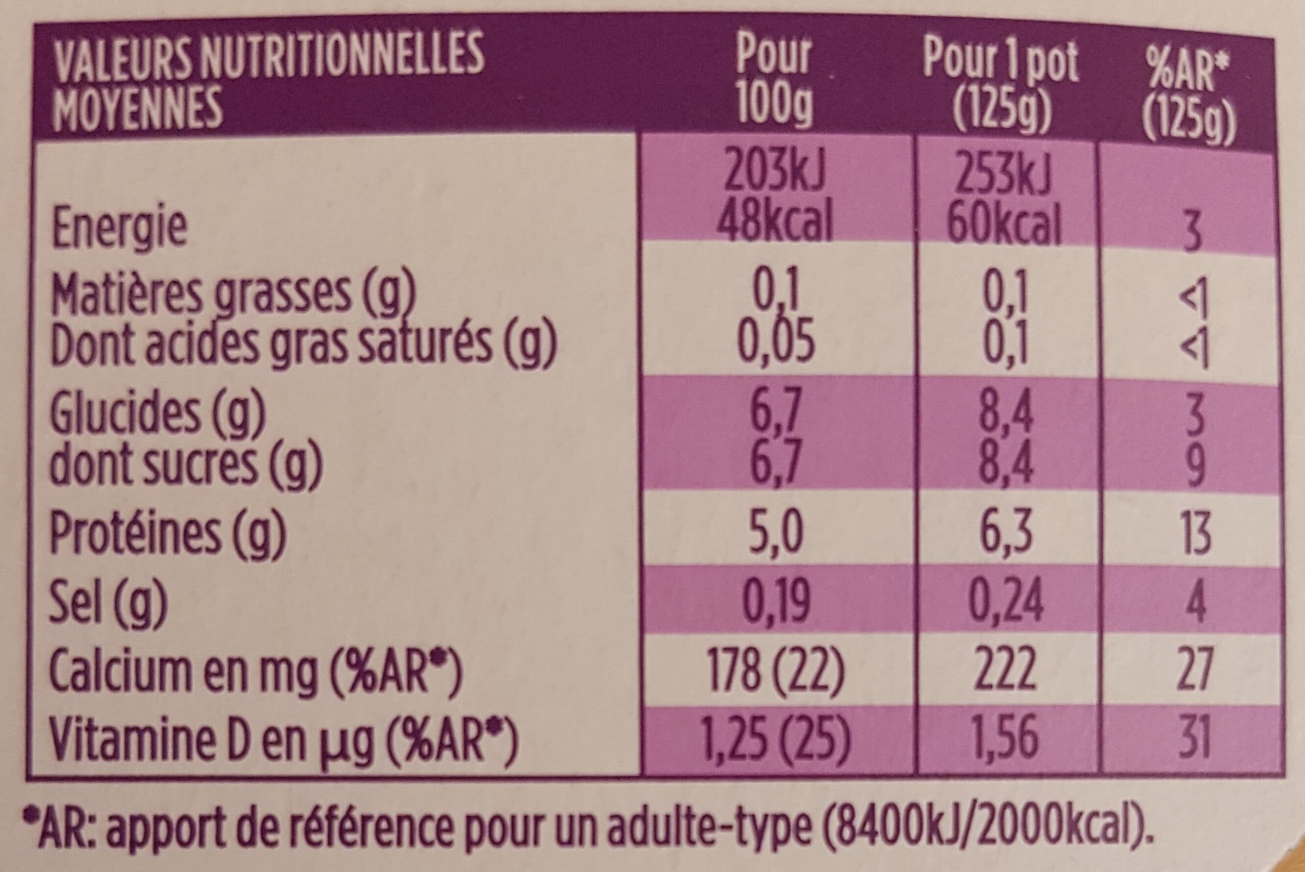 Danone Taillefine brasse nature 125 g x 8 packshot
