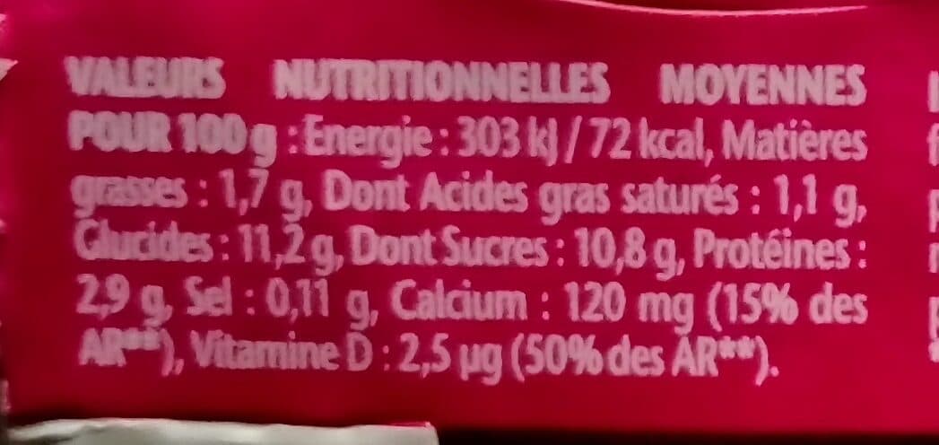 Danone Danonino paille fruits rouges peche abricot 100 g x 6 packshot