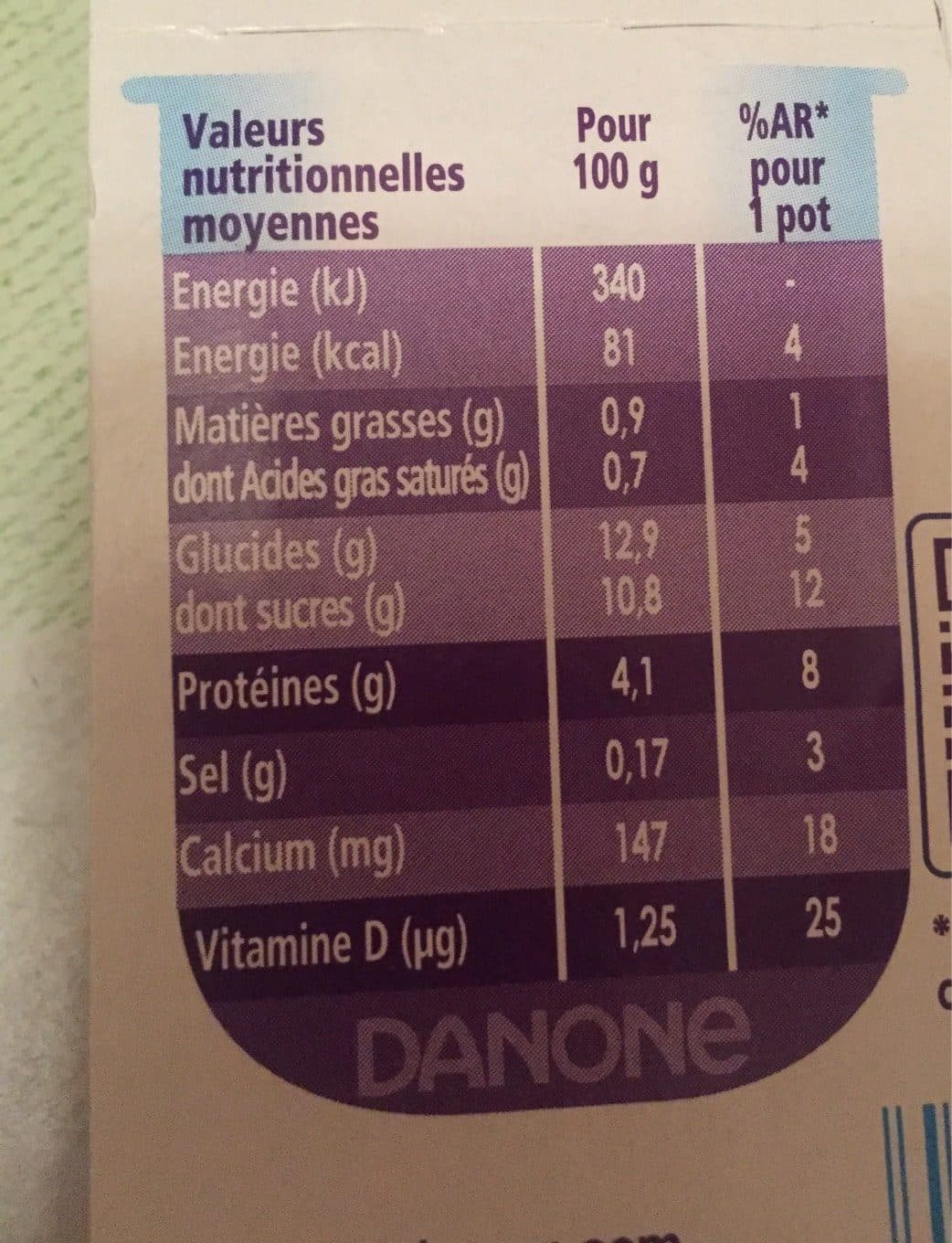 Danone Spécialité laitière au café TAILLEFINE plaisirs packshot