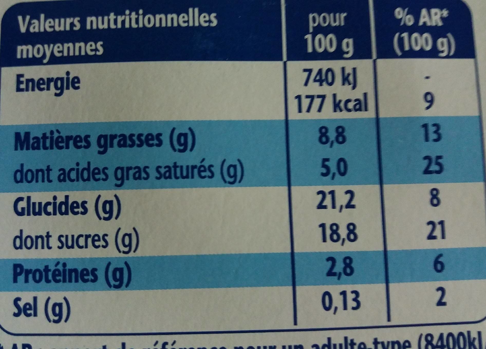 Danette Danette chocolat lit croquant de noisettes packshot