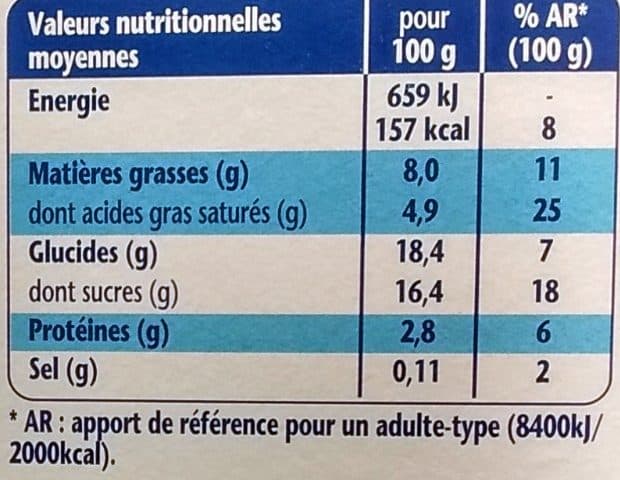 Danette Liégeois Vanille sur Lit Croquant Caramel Noisettes packshot