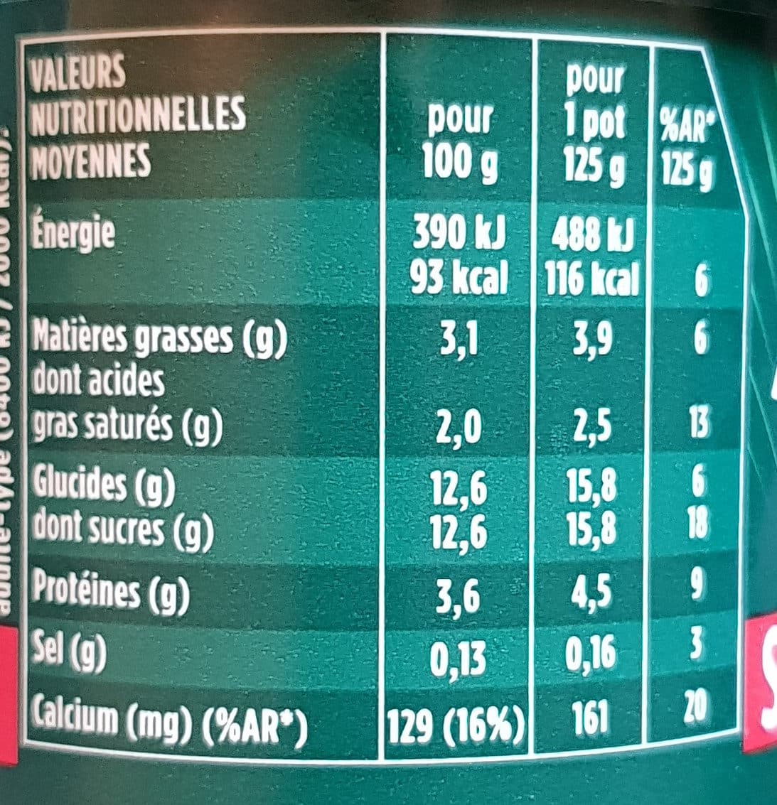 Danone Activia saveur fruits rouges packshot