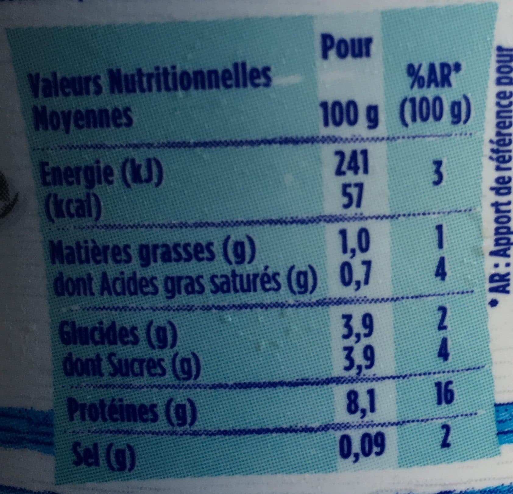 Danone Fromage blanc packshot