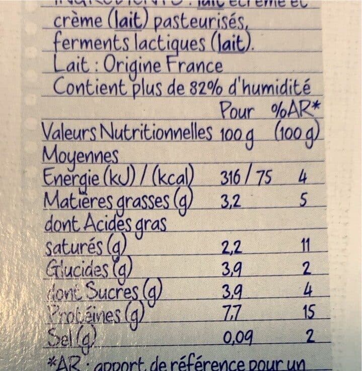 Danone Danone fromage blanc 3,2% de mg nature 100 g x 8 packshot