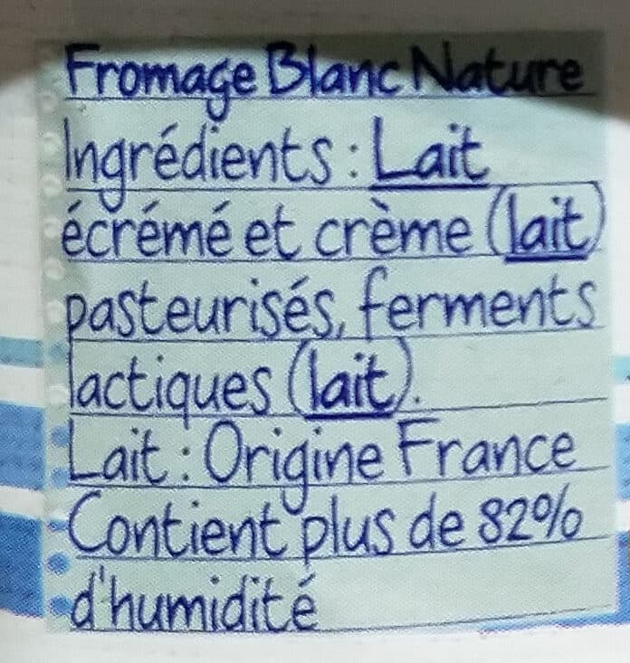 Danone Danone fromage blanc 3,2% de g nature 100 g x 4 packshot
