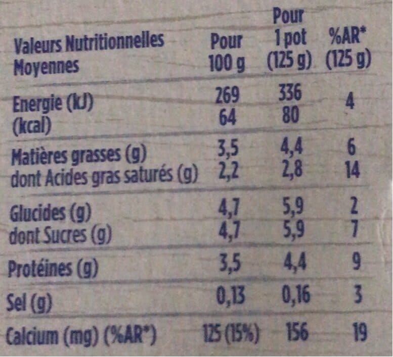 Danone Danone lait entier arome nature 125 g x 8 packshot