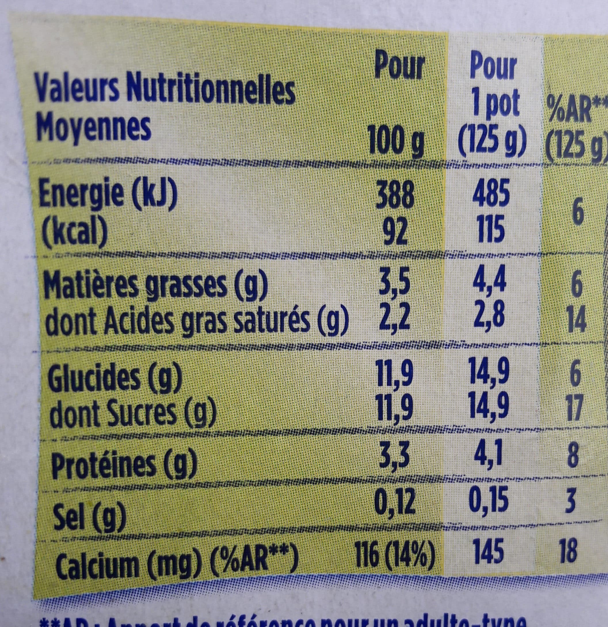 Danone Yaourt danone packshot