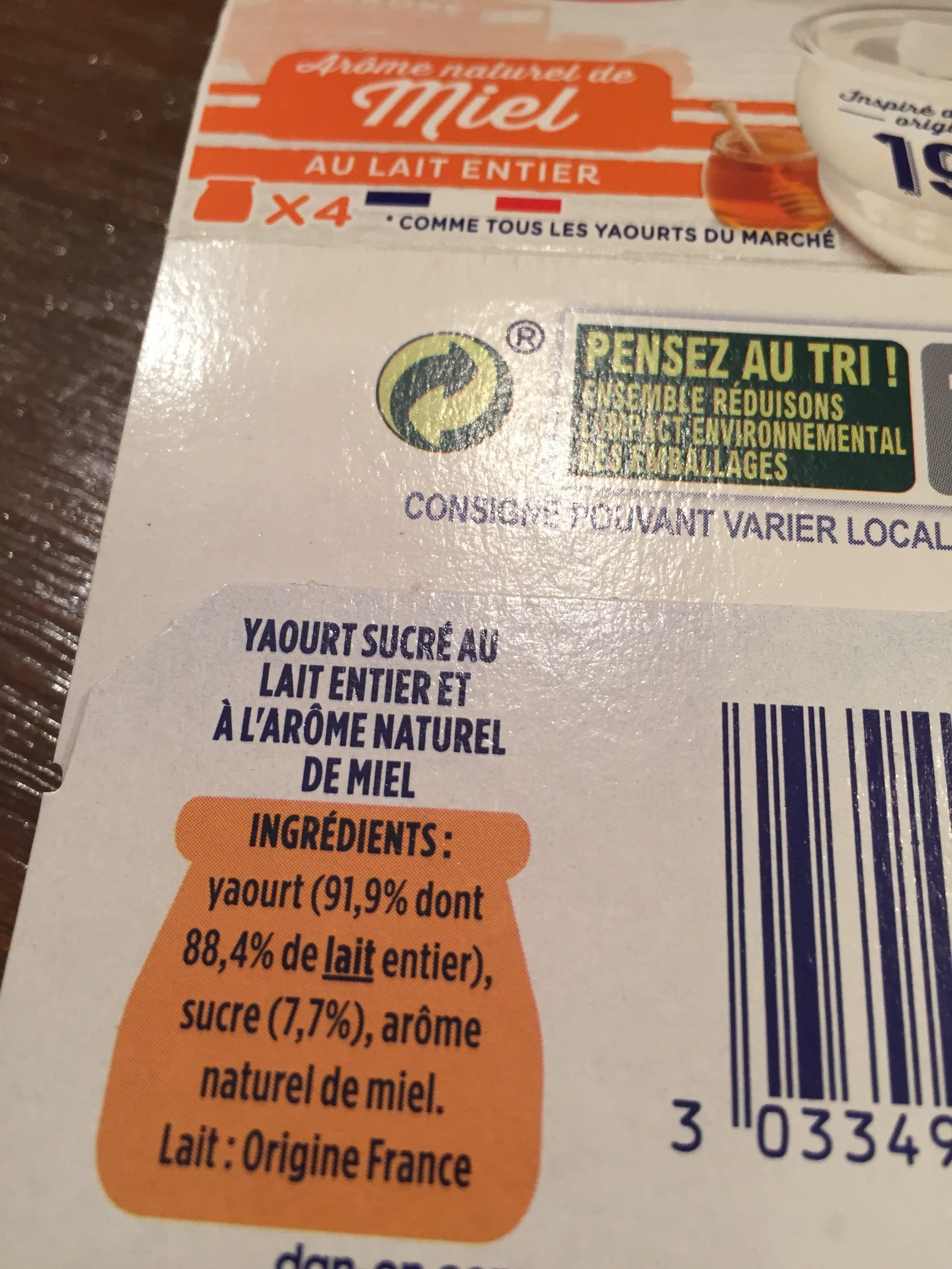 Danone Yaourt 1919 packshot