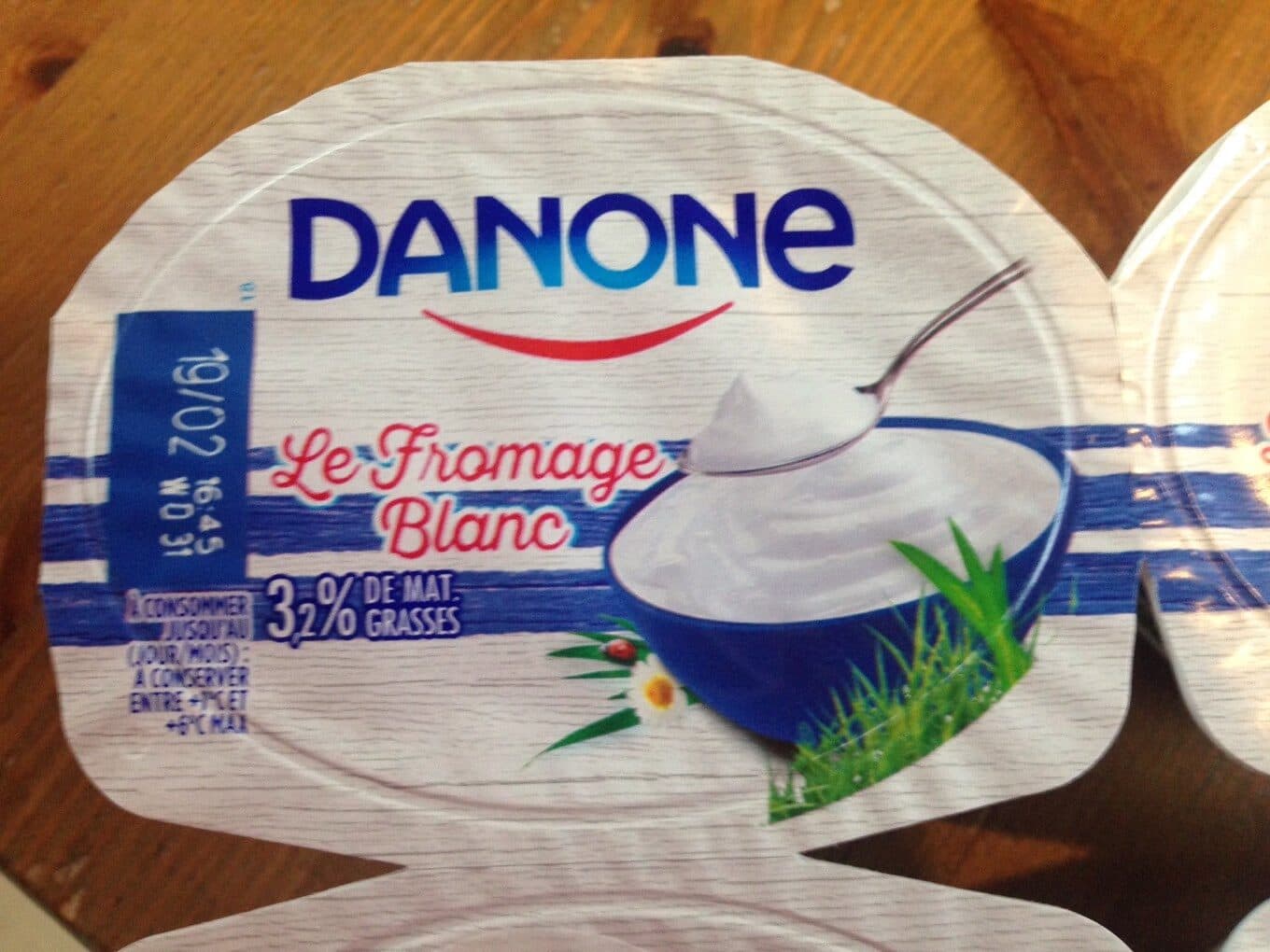 Danone Le fromage blanc packshot