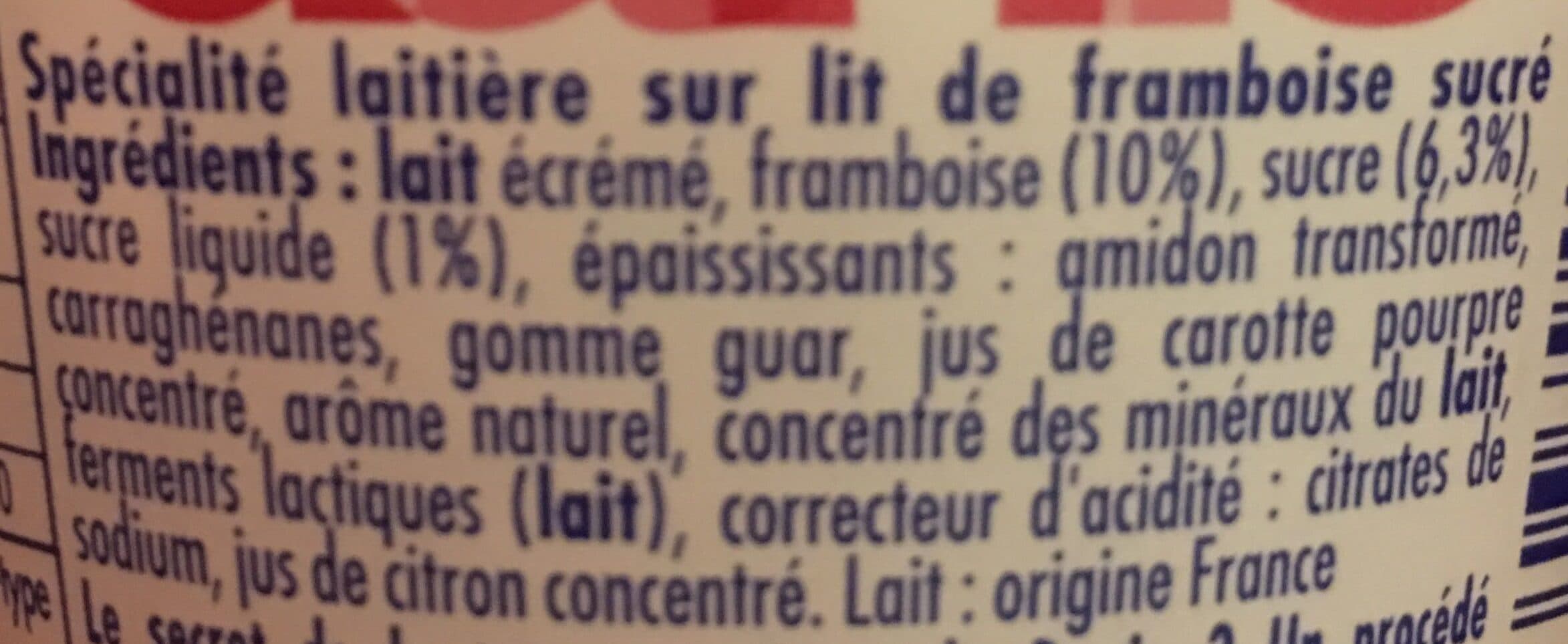 Danio Danio - Encas super consistant - Framboise packshot
