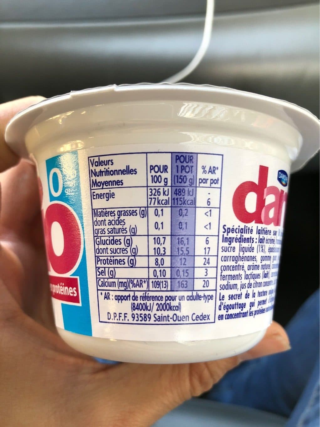 Danio Danio - Encas super consistant - Framboise packshot