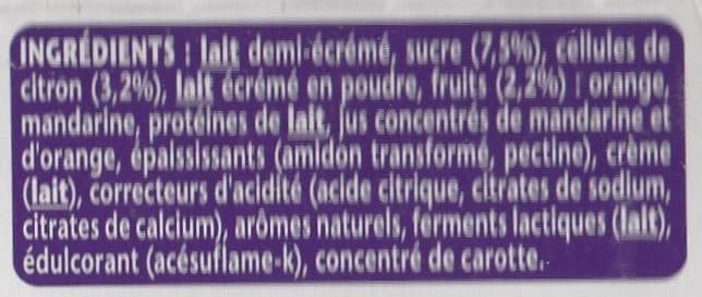Danone Taillefine Lit de Fruits - Lit d'agrumes packshot