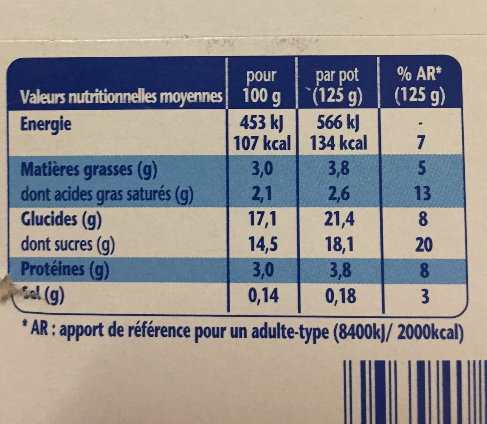Danone Danette packshot