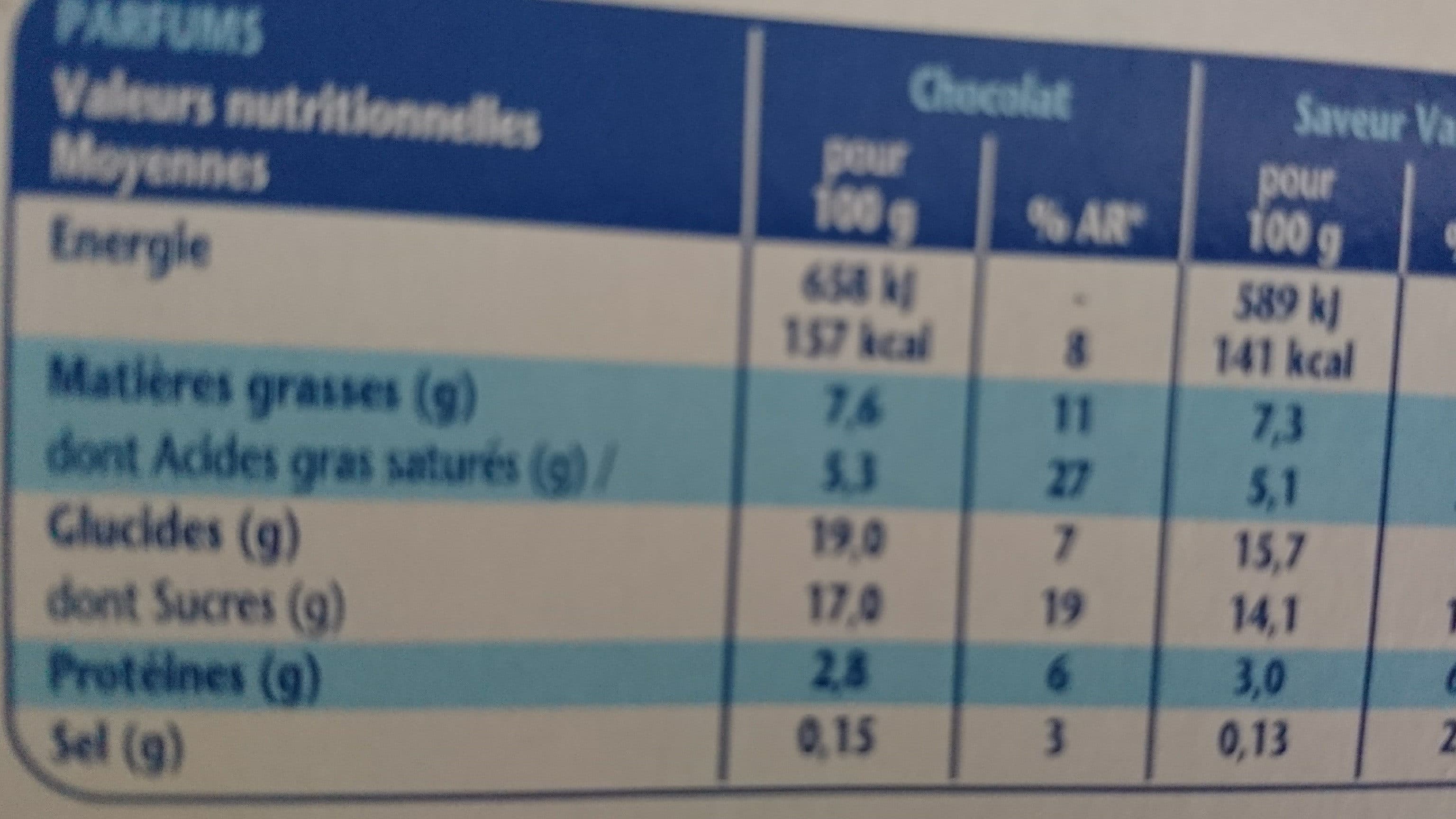 Danette Le liegeois vanille chocolat packshot