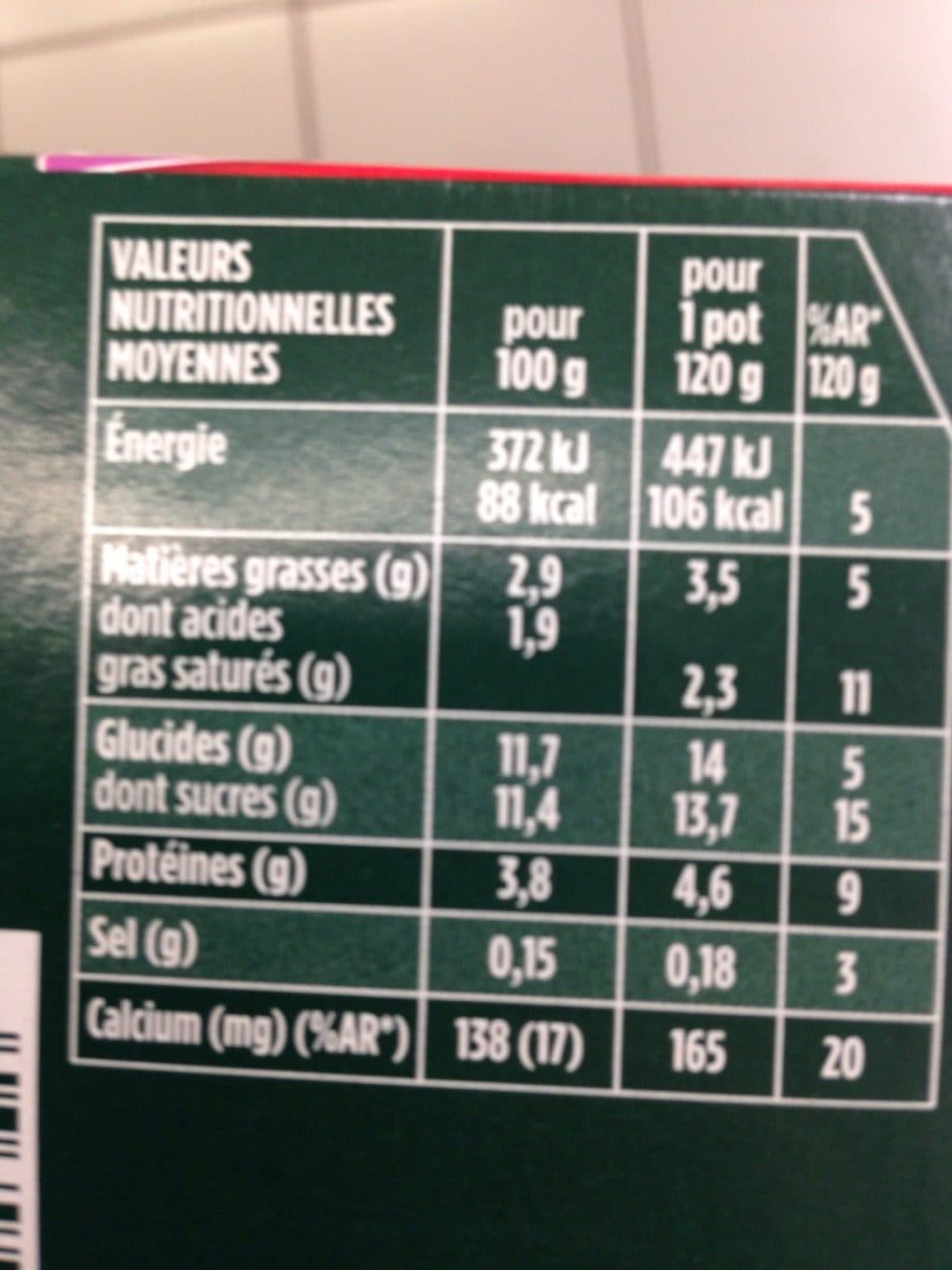 Activia Activia sans lactose fraise packshot