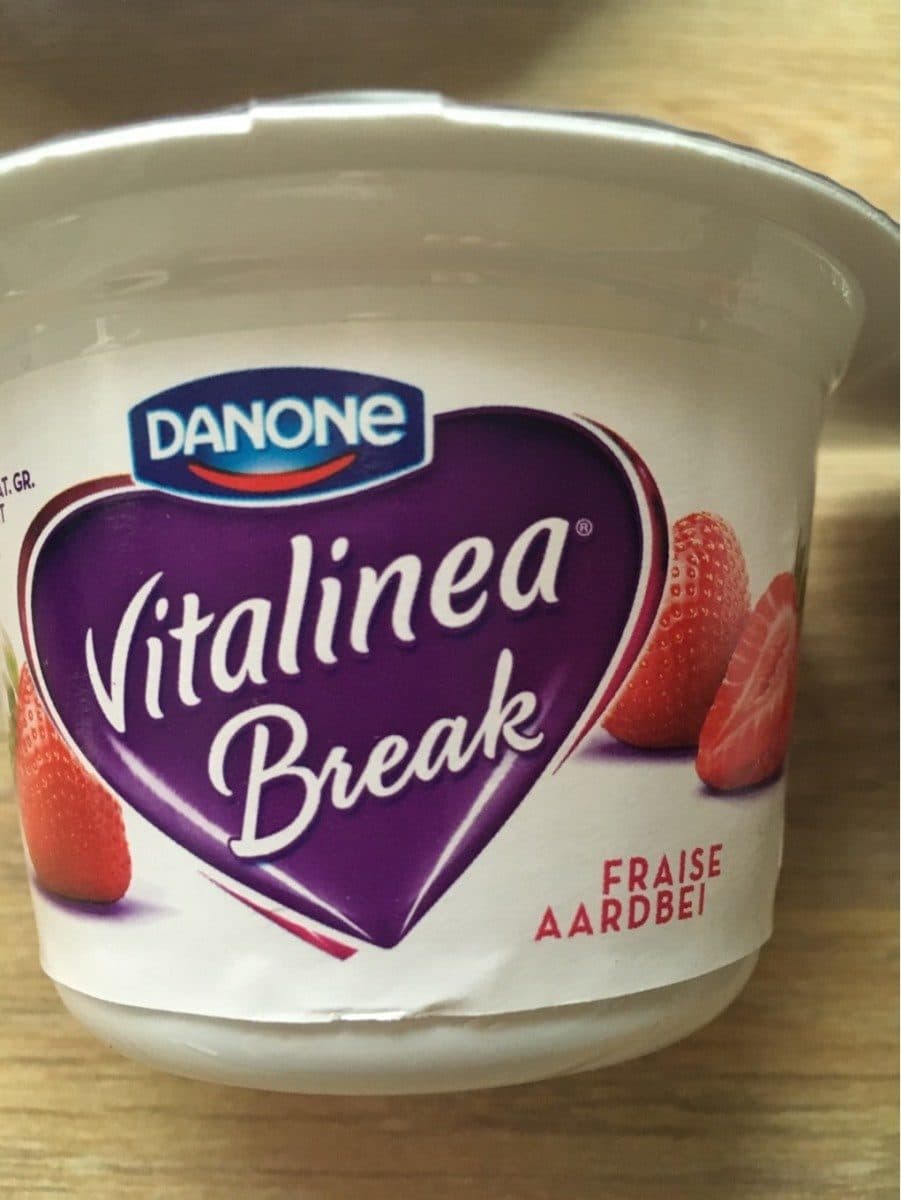 Danone Vitalinea break fraise 2X145G packshot