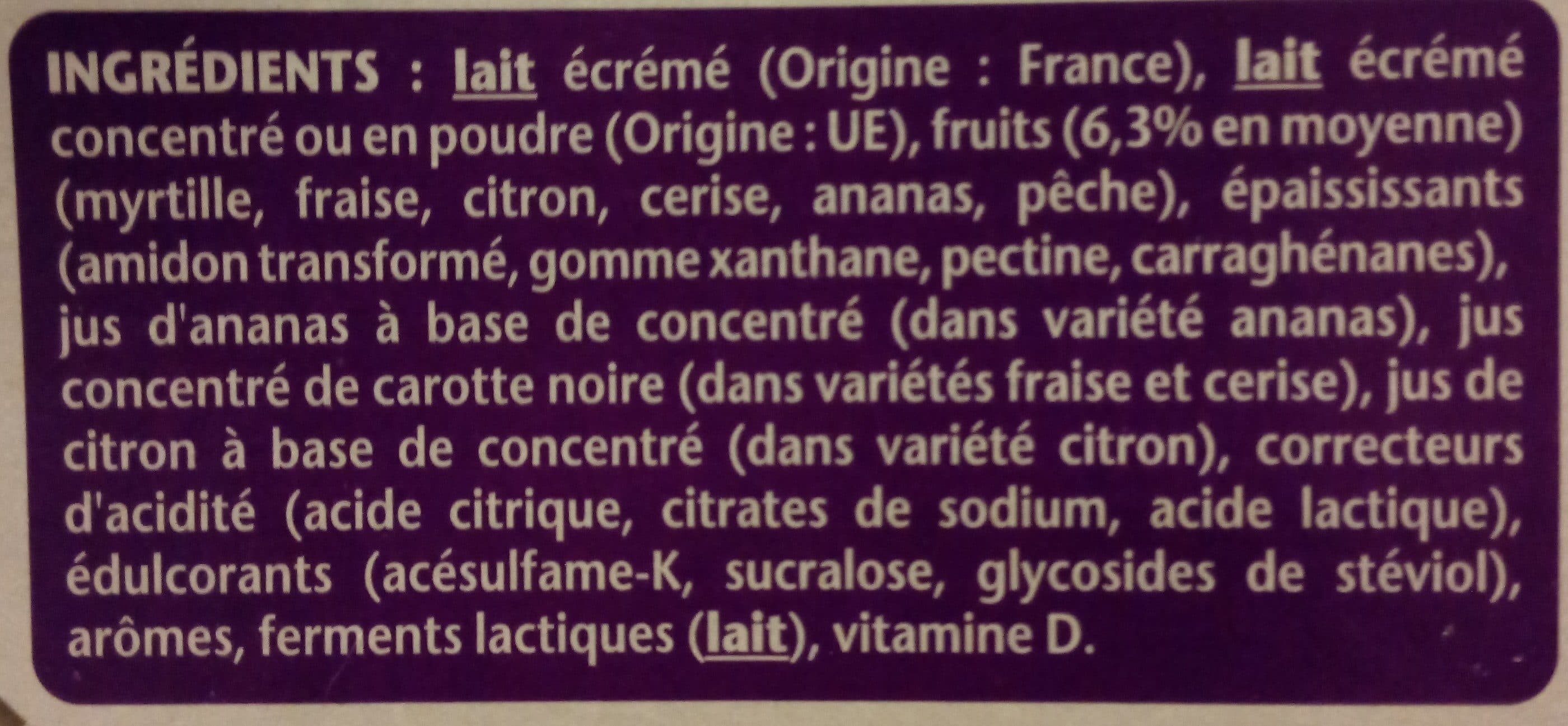 Danone Taillefine aux fruits packshot