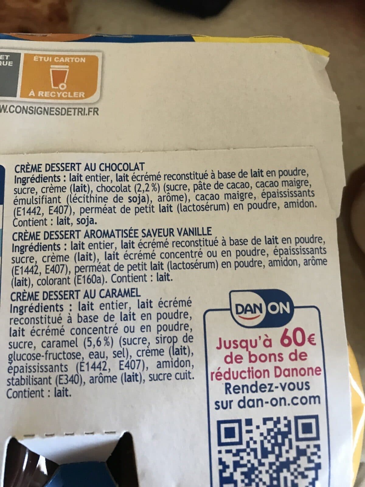 Danette Danette packshot