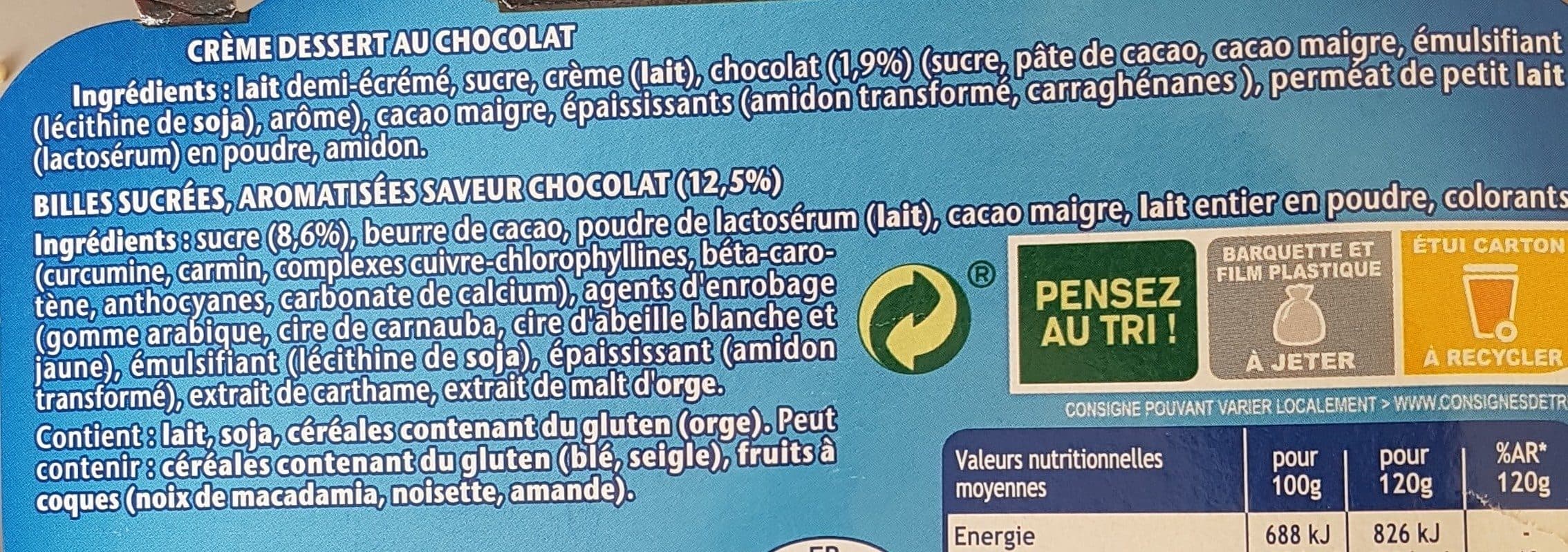 danone Danette chocolat Billes Magix packshot
