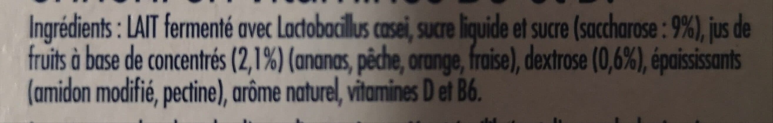 Danone Actimel goût multifruits packshot