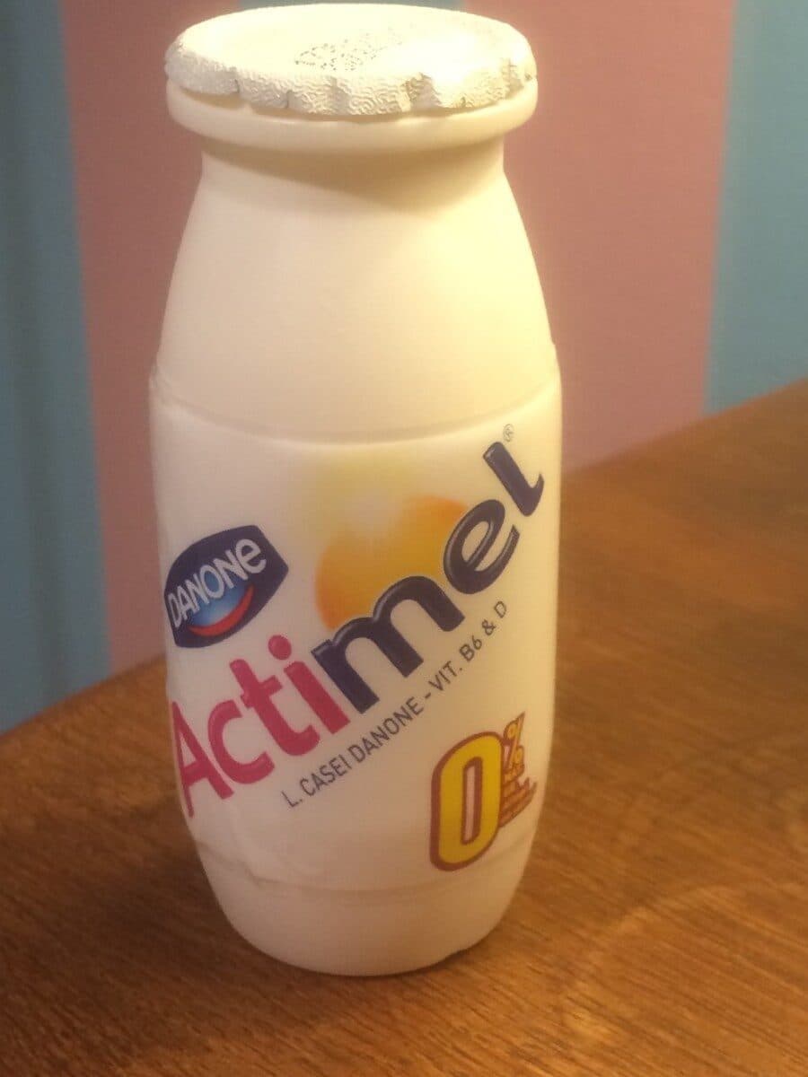 danone Actimel 0% packshot