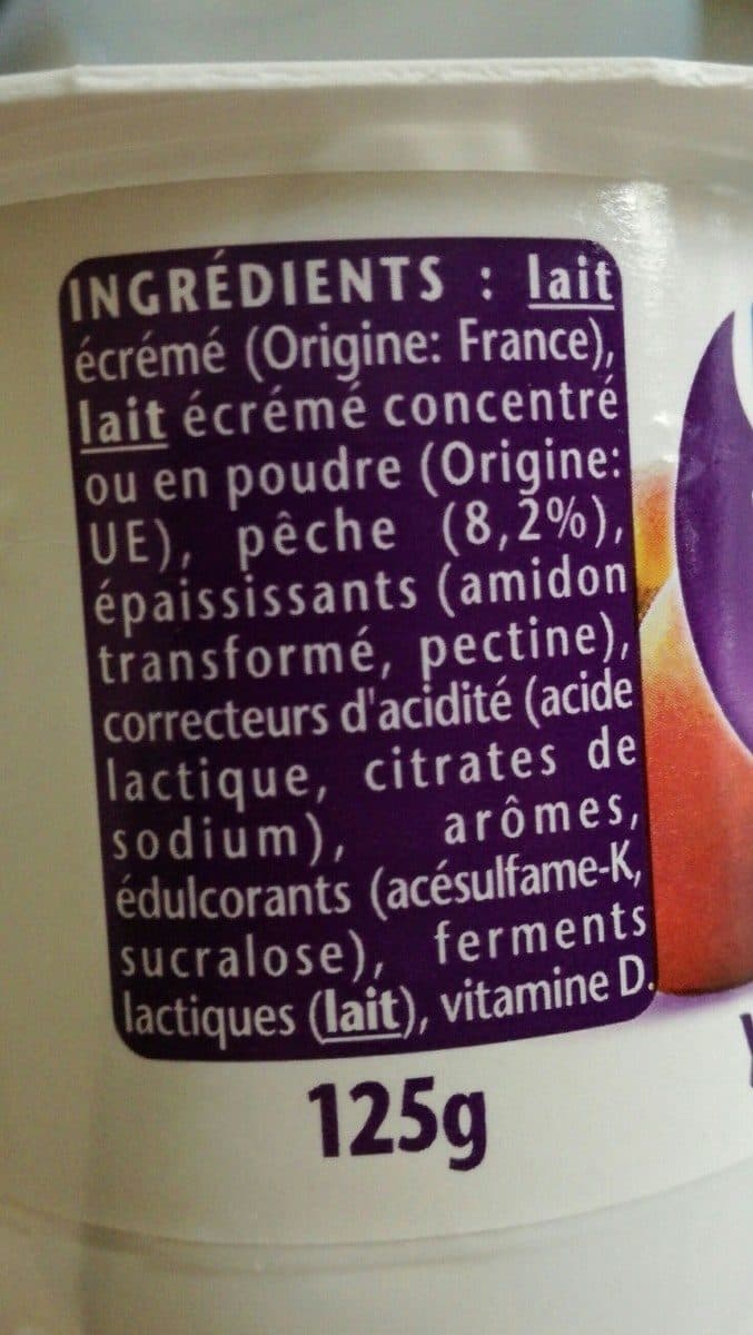 Danone Taillefine peche packshot